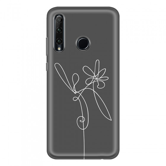 HONOR - Honor 20 lite - Soft Clear Case - Flower In The Dark