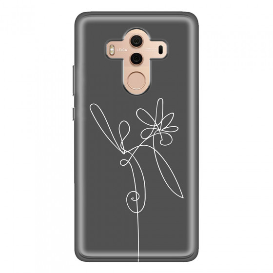 HUAWEI - Mate 10 Pro - Soft Clear Case - Flower In The Dark
