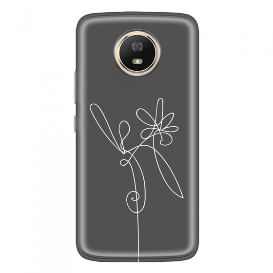 MOTOROLA by LENOVO - Moto G5s - Soft Clear Case - Flower In The Dark