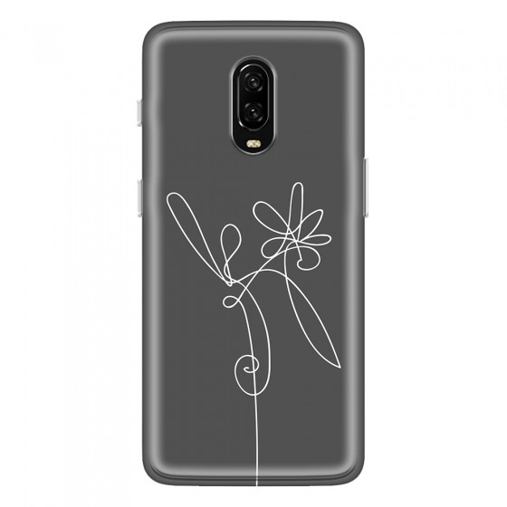 ONEPLUS - OnePlus 6T - Soft Clear Case - Flower In The Dark