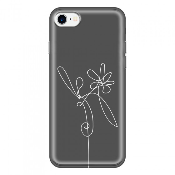 APPLE - iPhone 7 - Soft Clear Case - Flower In The Dark