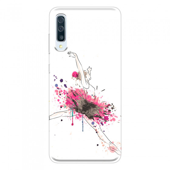SAMSUNG - Galaxy A50 - Soft Clear Case - Ballerina