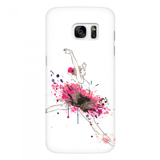 SAMSUNG - Galaxy S7 Edge - 3D Snap Case - Ballerina