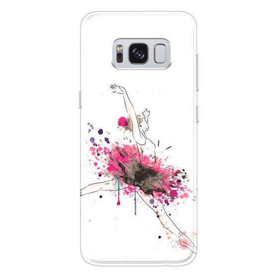 SAMSUNG - Galaxy S8 - Soft Clear Case - Ballerina