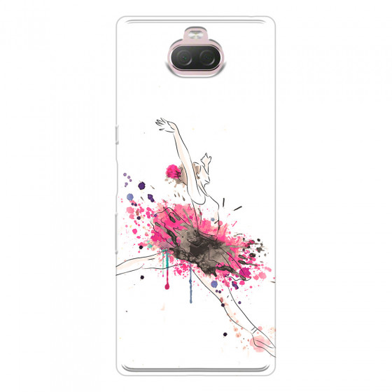 SONY - Sony Xperia 10 Plus - Soft Clear Case - Ballerina