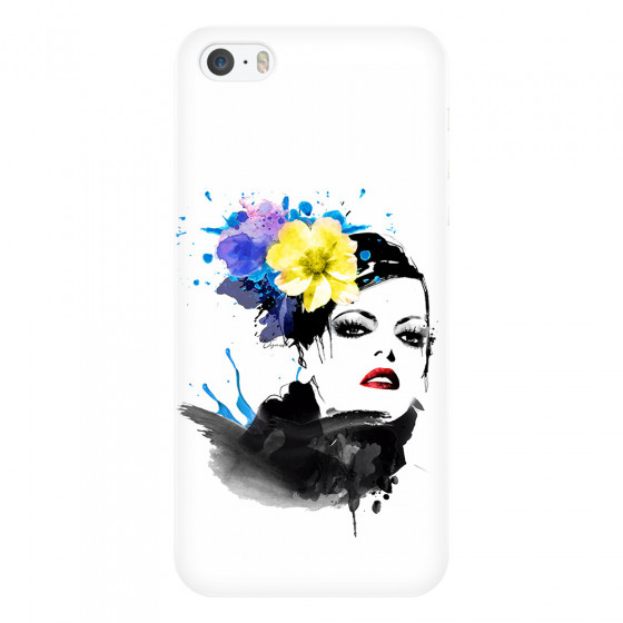APPLE - iPhone 5S/SE - 3D Snap Case - Floral Beauty