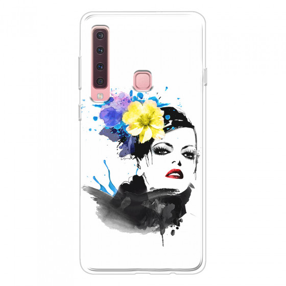 SAMSUNG - Galaxy A9 2018 - Soft Clear Case - Floral Beauty