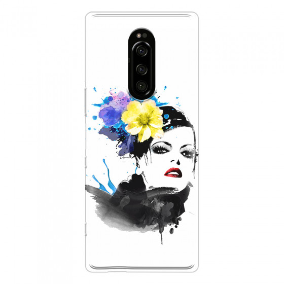 SONY - Sony Xperia 1 - Soft Clear Case - Floral Beauty