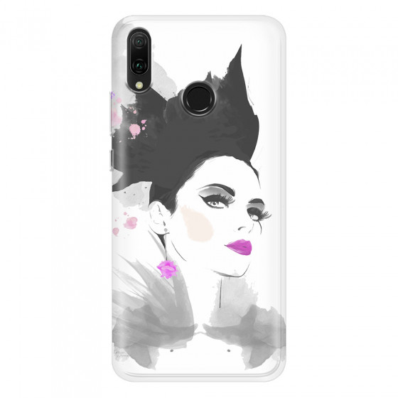 HUAWEI - Y9 2019 - Soft Clear Case - Pink Lips