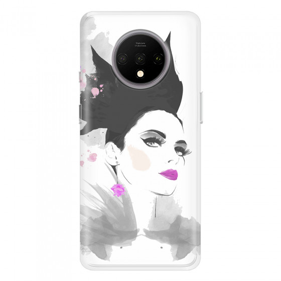 ONEPLUS - OnePlus 7T - Soft Clear Case - Pink Lips