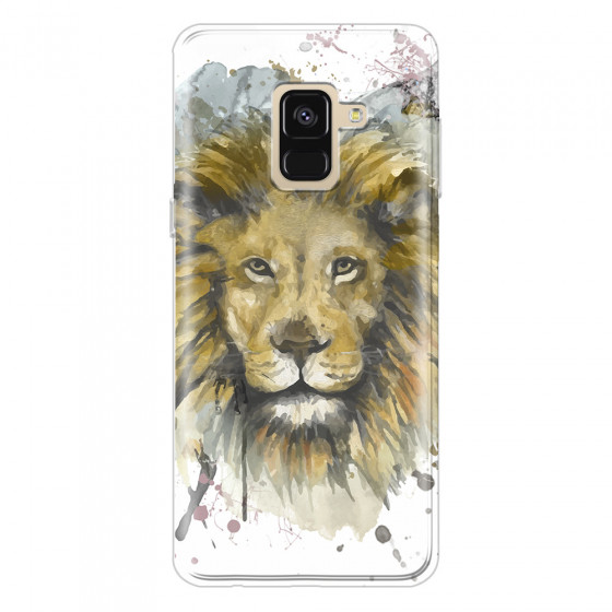 SAMSUNG - Galaxy A8 - Soft Clear Case - Lion