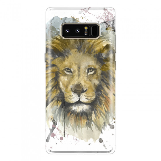 SAMSUNG - Galaxy Note 8 - Soft Clear Case - Lion