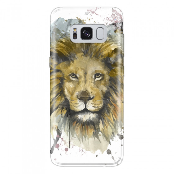SAMSUNG - Galaxy S8 - Soft Clear Case - Lion