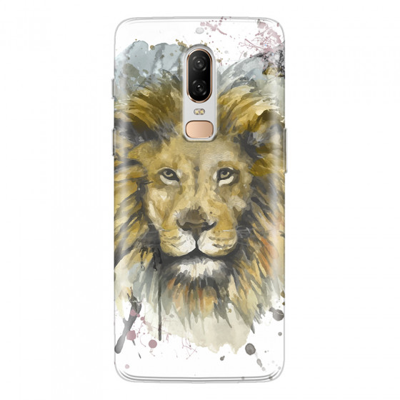 ONEPLUS - OnePlus 6 - Soft Clear Case - Lion