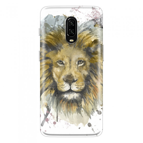 ONEPLUS - OnePlus 6T - Soft Clear Case - Lion