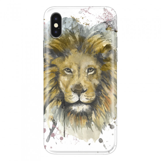APPLE - iPhone XS Max - Soft Clear Case - Lion