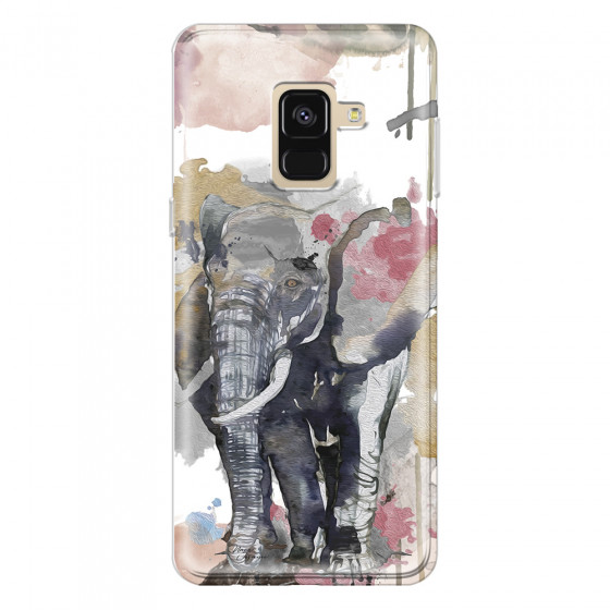 SAMSUNG - Galaxy A8 - Soft Clear Case - Elephant