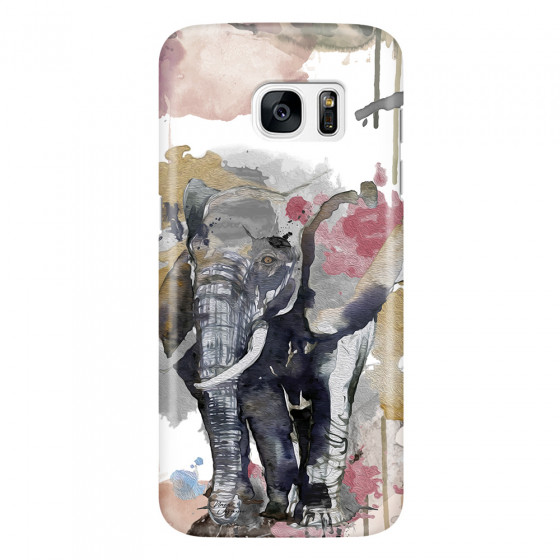 SAMSUNG - Galaxy S7 Edge - 3D Snap Case - Elephant