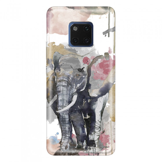 HUAWEI - Mate 20 Pro - Soft Clear Case - Elephant