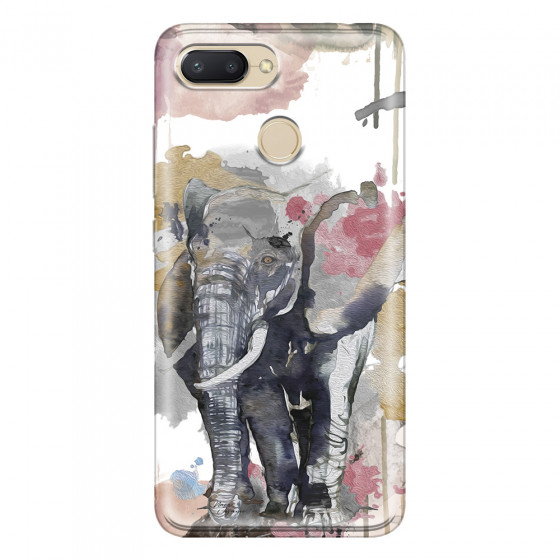 XIAOMI - Redmi 6 - Soft Clear Case - Elephant