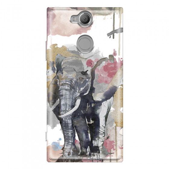 SONY - Sony Xperia XA2 - Soft Clear Case - Elephant
