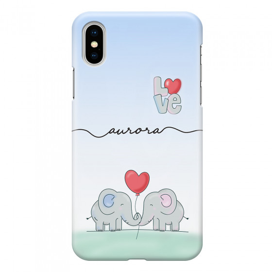APPLE - iPhone XS Max - 3D Snap Case - Elephants in Love