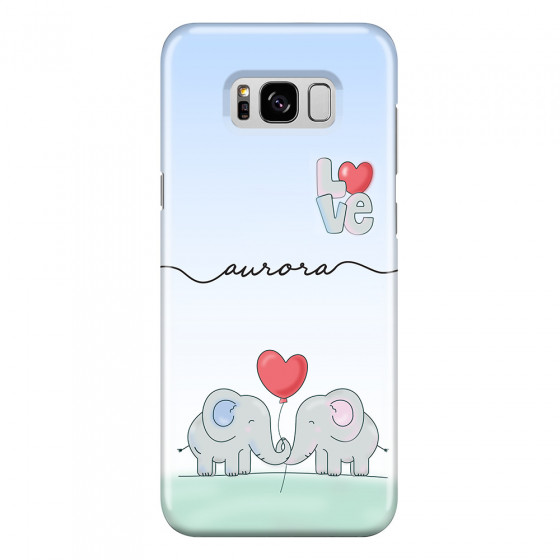 SAMSUNG - Galaxy S8 - 3D Snap Case - Elephants in Love