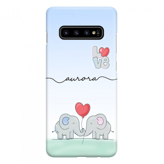 SAMSUNG - Galaxy S10 - 3D Snap Case - Elephants in Love