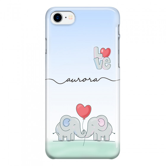 APPLE - iPhone 7 - 3D Snap Case - Elephants in Love
