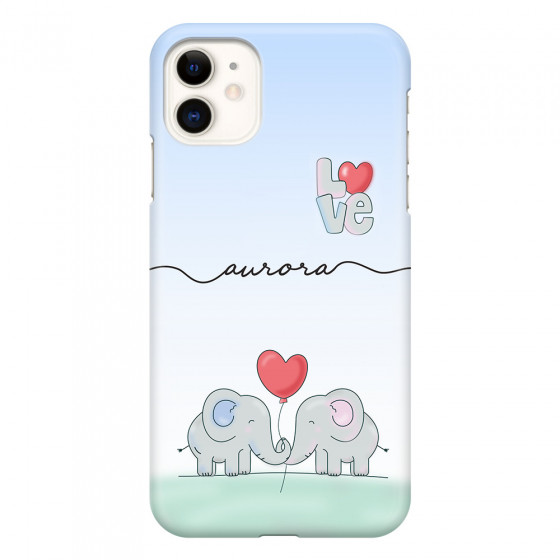APPLE - iPhone 11 - 3D Snap Case - Elephants in Love