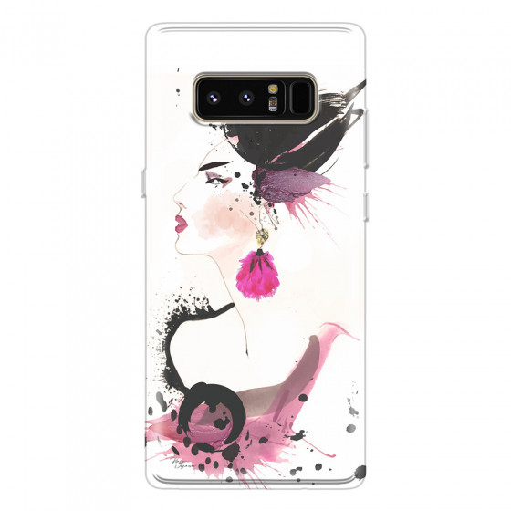 SAMSUNG - Galaxy Note 8 - Soft Clear Case - Japanese Style
