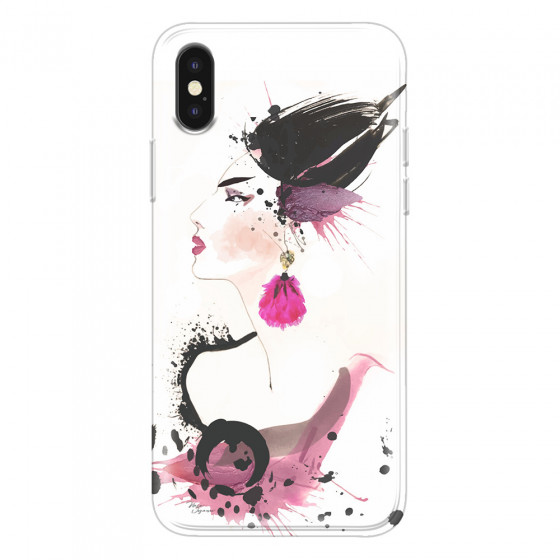 APPLE - iPhone XS Max - Soft Clear Case - Japanese Style