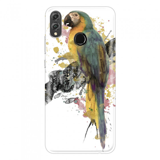 HONOR - Honor 8X - Soft Clear Case - Parrot