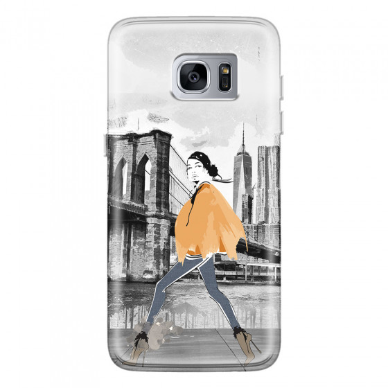 SAMSUNG - Galaxy S7 Edge - Soft Clear Case - The New York Walk