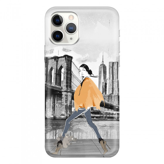 APPLE - iPhone 11 Pro Max - Soft Clear Case - The New York Walk