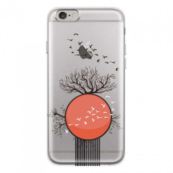 APPLE - iPhone 6S - Soft Clear Case - Bird Flight