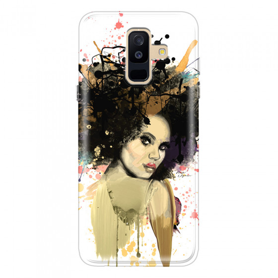 SAMSUNG - Galaxy A6 Plus 2018 - Soft Clear Case - We love Afro