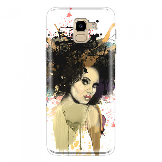 SAMSUNG - Galaxy J6 2018 - Soft Clear Case - We love Afro