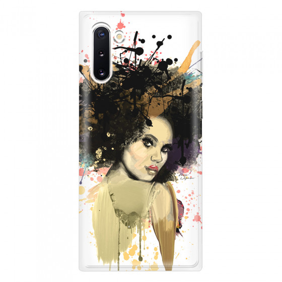 SAMSUNG - Galaxy Note 10 - Soft Clear Case - We love Afro