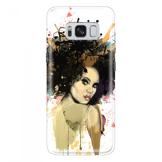 SAMSUNG - Galaxy S8 Plus - Soft Clear Case - We love Afro