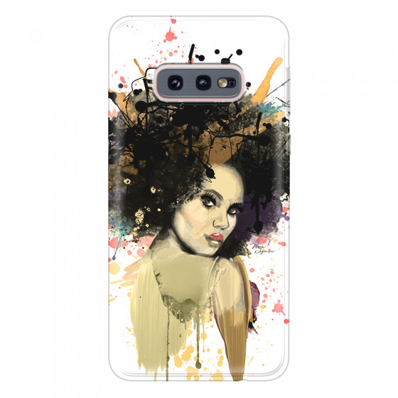 SAMSUNG - Galaxy S10e - Soft Clear Case - We love Afro