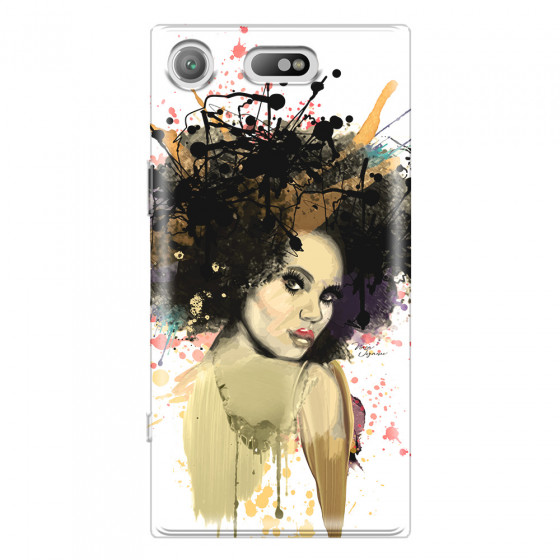 SONY - Sony Xperia XZ1 Compact - Soft Clear Case - We love Afro