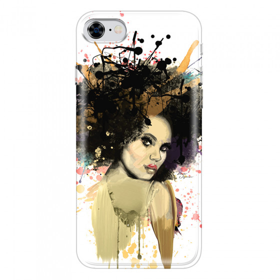 APPLE - iPhone 8 - Soft Clear Case - We love Afro