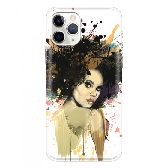 APPLE - iPhone 11 Pro Max - Soft Clear Case - We love Afro