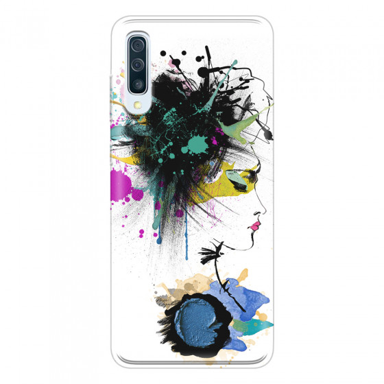 SAMSUNG - Galaxy A50 - Soft Clear Case - Medusa Girl