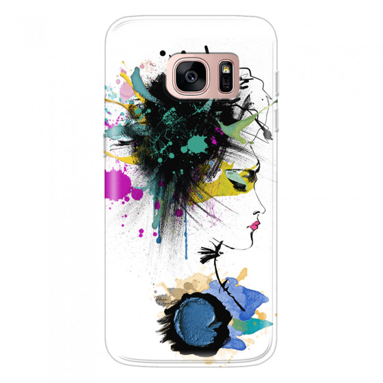 SAMSUNG - Galaxy S7 - Soft Clear Case - Medusa Girl