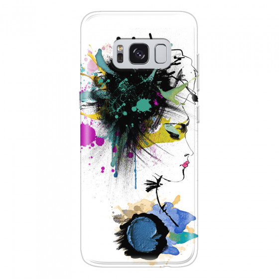 SAMSUNG - Galaxy S8 Plus - Soft Clear Case - Medusa Girl