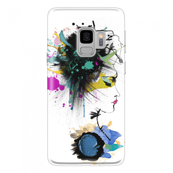 SAMSUNG - Galaxy S9 - Soft Clear Case - Medusa Girl