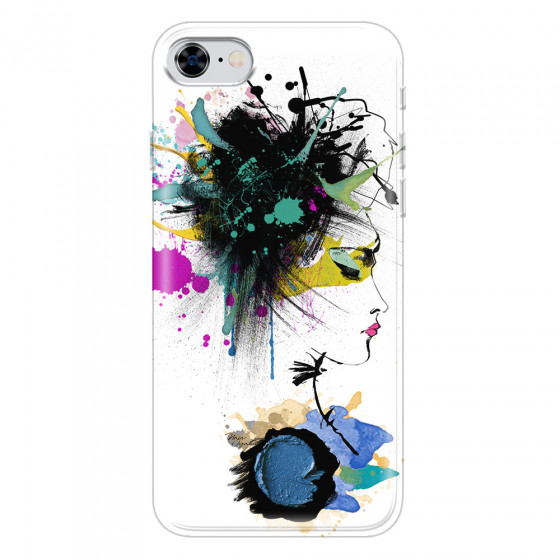 APPLE - iPhone 8 - Soft Clear Case - Medusa Girl