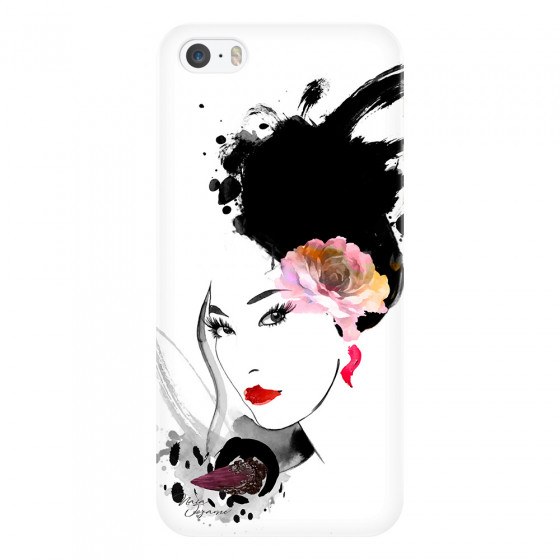 APPLE - iPhone 5S/SE - 3D Snap Case - Black Beauty